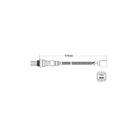 PAT EXHAUST GAS OXYGEN SENSOR EGO-499