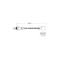 PAT EXHAUST GAS OXYGEN SENSOR EGO-553