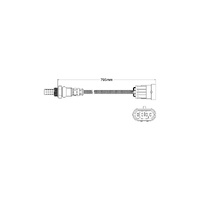 PAT EXHAUST GAS OXYGEN SENSOR EGO-741