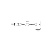 PAT EXHAUST GAS OXYGEN SENSOR EGO-758