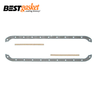 Chevrolet 216 6 Cylinder Oil Pan Sump Gasket Set 1937-1939 
