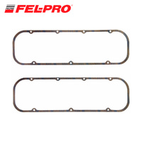 VALVE COVER GASKET PAIR FOR CHEV BB OVAL PT  5/16" THICK CORK-LAM STEEL CORE