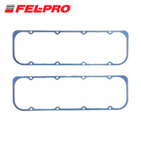 VALVE COVER GASKET PAIR FOR CHEV SB2 MIRROR PORT RUBB/STEEL 