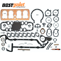 Ford Mercury 24 Stud SV Flathead 239 V8 Full Gasket Set 3.1875" 1939-1948 Copper