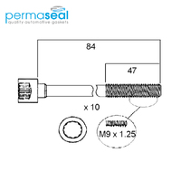 Head Bolt Set FOR Daihatsu K3-VE DOHC 16V HBS158