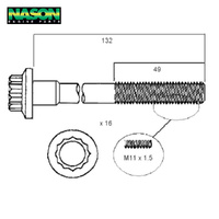 Head Bolt Set FOR MAZDA K8 KL KF HBS028