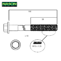 Head Bolt Set FOR Holden Barina TK Daewoo Cielo Lanos Nubira A15MF A16DMS F16D3