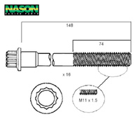 Head Bolt Set FOR Hyundai Sonata Santa Fe Tiburon Tucson Trajet Kia Carnival V6 