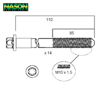 Head Bolt Set FOR BMW M50 52 54 HBS125