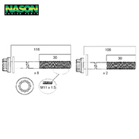 Head Bolt Set FOR KIA A5D HBS126