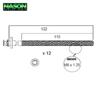 Head Bolt Set FOR HOLDEN Z14XEP HBS130