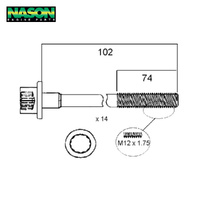 Head Bolt Set FOR MECEDES M103 SERIES SOHC 12V HBS132