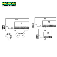 Head Bolt Set FOR SSANGYONG OM662 662LA HBS138