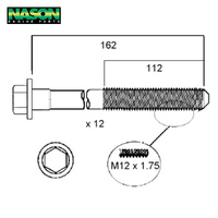 Head Bolt Set FOR VOLVO B5252 B5254 DOHC 5 CYL HBS147