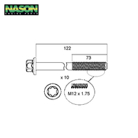 Head Bolt Kit FOR Nissan XTrail X-Trail T30 QR25DE 2.5 04/2004-2007
