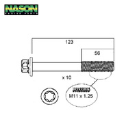Head Bolt Set FOR Nissan Tiida Dualis J10 X-Trail T31 2005-2016 MR18DE MR20DE