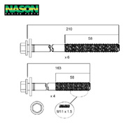 Head Bolt Set FOR Chrysler USA ECB SOHC 16V HBS203
