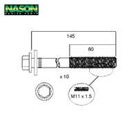 Head Bolt Set FOR CHRYSLER EDZ DOHC 16V HBS204