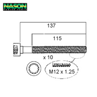 Head Bolt Set FOR AUDI CAAC CAGA VOLKS CCHA CDBA HBS221