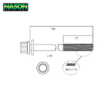 Head Bolt Set FOR HONDA K20A2 K20A3 K20Z2 DOHC HBS237