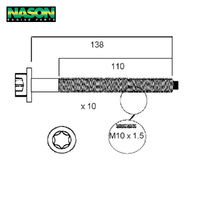 Head Bolt Set FOR FORD FYJ SPJ DURATEC DOHC 16V HBS144