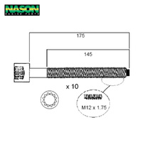 Head Bolt Set FOR Volkswagen AXB AXC BKC SOHC 8V HBS190