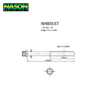 Head Bolt Set FOR  Holden Frontera Jackaroo Rodeo 3.2 3.5 V6 Isuzu 6VD1 6VE1