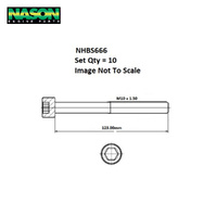 Head Bolt Set FOR RENAULT H5F.403 404 408 NHBS666