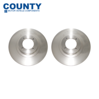 Front Disc Brake Rotor PAIR FOR MG MGB 1800 B Series 1962-1980