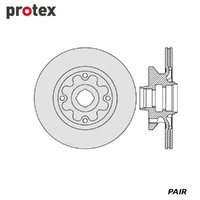 ULTRA DISC ROTOR FOR FORD ECONOVAN/SPECTRUM DR859B (PAIR)