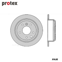 ULTRA SELECT DISC ROTOR REAR FOR JAGUAR XJ40 3.6 SDR078 (PAIR)