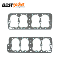 Head Gasket PAIR FOR Ford Mercury 8BA SV Flathead V8 Graphite Oversize 1948-1953