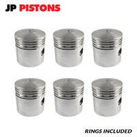 Dome Top Piston & Ring Set 060" FOR Chevrolet 216 Straight 6 Cylinder 1937-1940