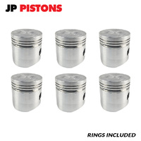 Piston & Ring Set 030" FOR Holden FX FJ FE FC 132 Grey 6 Cylinder 3" Bore 48-60