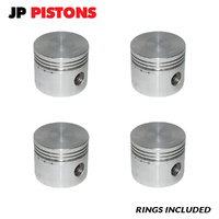 Flat Top Piston & Ring Set 040 FOR MGB 5 Main 1798cc B Series 3 Ring Circlip