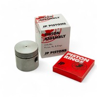 Wisconsin VE4 VE4D 4 Cylinder Flat Top 3.000" Piston & Ring Set 080" JP