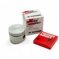 Flat Top Piston & Ring Set +060 FOR Holden 253 4.2 V8 Red Blue Black 69-88