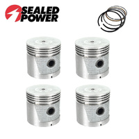 Piston & Ring Set 040" FOR Wisconsin 4 Cylinder VE4 VE4D 3" Bore