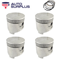 Piston & Ring Set +040" FOR Nissan 1600 510 1968-1972 1.6L L16