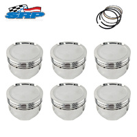 Dish Top Forged Piston & Ring Set STD FOR Ford Falcon Barra BA BF FG 4.0L Turbo