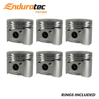 Piston & Ring Set 040" FOR Holden HR HK HT HG 1966-1971 186 6 Cylinder Red Motor