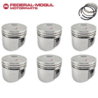 Dish Top Piston & Ring Set STD FOR Holden HQ HJ HX HZ Torana 1971-1980 202 Red