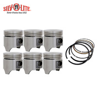 Piston & Ring Set +060" FOR Chrysler Dodge Plymouth Valiant Slant 6 170 198 225