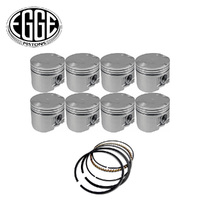 Flat Top Piston & Ring Set 040" FOR Chrysler Dodge Plymouth 318 Poly V8 57-67