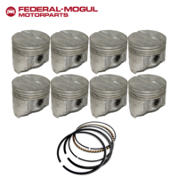 Flat Top Piston & Ring Set +030" FOR Chevrolet 283 Small Block V8 1957-1967