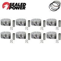 Flat Top Piston & Ring Set +030" FOR Chevrolet Holden 350 Small Block V8 69-90
