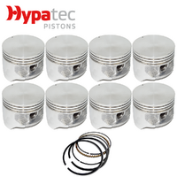 Flat Top Piston & Ring Set +080" FOR Holden 308 Red 5044cc 5.0 V8 1969-1985