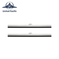Stainless Steel Wiper Blade PAIR 11" Hook Style Flat Blade