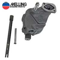 CHEV BB HI-VOL OIL PUMP +25% W/DRIVESHAFT EXTENDED SHAFTS