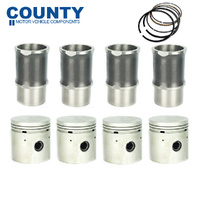 Piston & Liner Set STD FOR Triumph TR4 TR4A 1961-1967